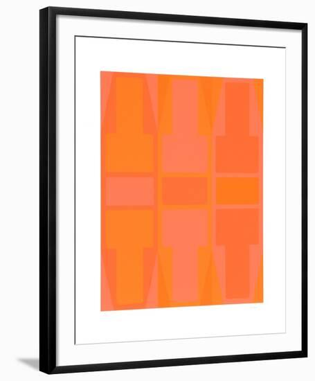 T Series (Orange)-Arthur Boden-Framed Limited Edition