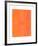 T Series (Orange)-Arthur Boden-Framed Limited Edition