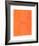 T Series (Orange)-Arthur Boden-Framed Limited Edition