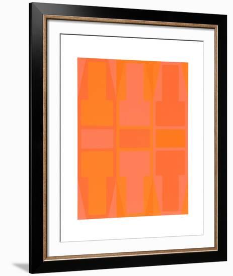 T Series (Orange)-Arthur Boden-Framed Limited Edition