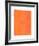T Series (Orange)-Arthur Boden-Framed Limited Edition