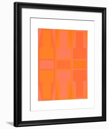 T Series (Orange)-Arthur Boden-Framed Limited Edition