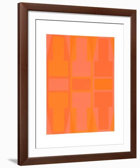 T Series (Orange)-Arthur Boden-Framed Limited Edition