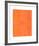 T Series (Orange)-Arthur Boden-Framed Limited Edition