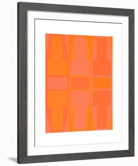 T Series (Orange)-Arthur Boden-Framed Limited Edition