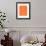T Series (Orange)-Arthur Boden-Framed Limited Edition displayed on a wall