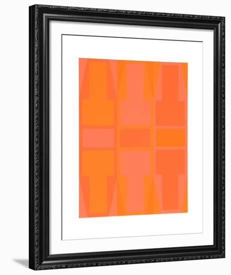 T Series (Orange)-Arthur Boden-Framed Limited Edition