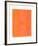 T Series (Orange)-Arthur Boden-Framed Limited Edition