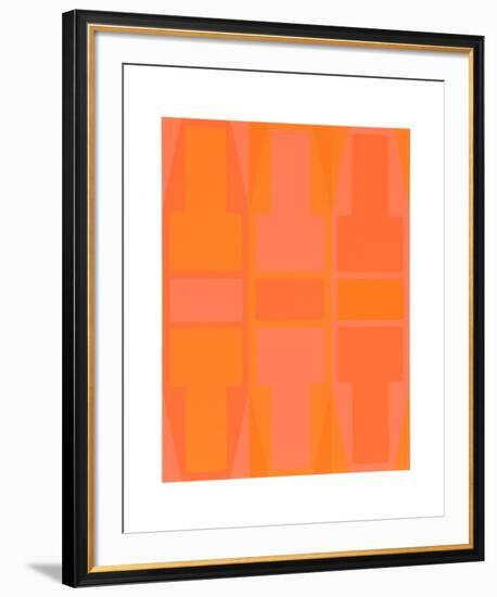 T Series (Orange)-Arthur Boden-Framed Limited Edition