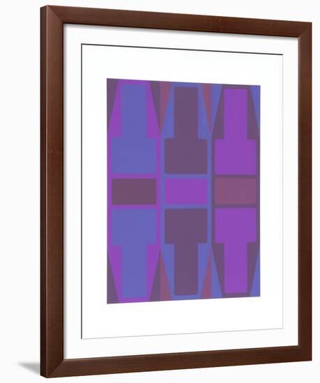 T Series (Purple)-Arthur Boden-Framed Limited Edition