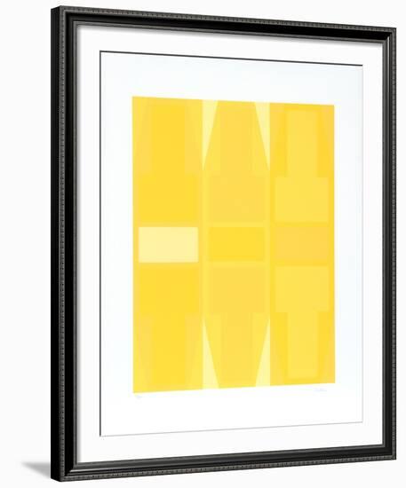 T Series (Yellow)-Arthur Boden-Framed Limited Edition