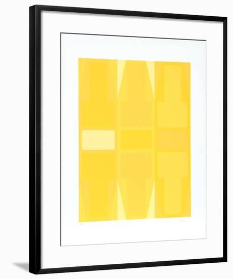 T Series (Yellow)-Arthur Boden-Framed Limited Edition