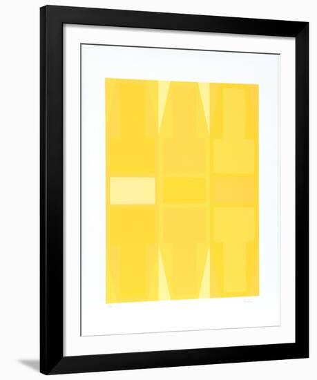 T Series (Yellow)-Arthur Boden-Framed Limited Edition