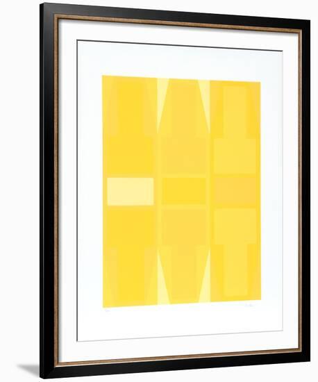 T Series (Yellow)-Arthur Boden-Framed Limited Edition