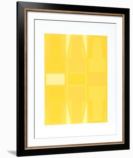 T Series (Yellow)-Arthur Boden-Framed Limited Edition