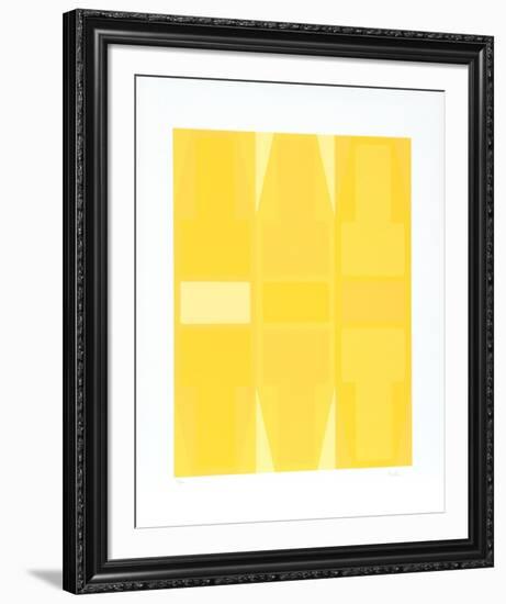 T Series (Yellow)-Arthur Boden-Framed Limited Edition