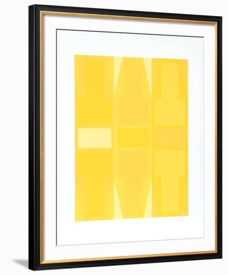 T Series (Yellow)-Arthur Boden-Framed Limited Edition