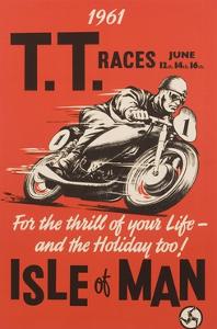 T.T. Races Isle of Man Poster