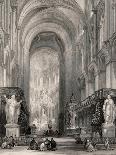 St Bride's Church, Fleet Street, City of London, 1839-T Turnbull-Giclee Print