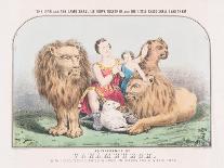 The Lion and the Lamb Shall Lie Down Together and The Little Child Shall Lead Them, c.1840-T. W. Strong-Premier Image Canvas