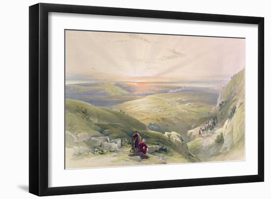 T1215 Site of Cana of Galilee, April 21st 1839, Plate 34 from Volume I of 'The Holy Land',…-David Roberts-Framed Giclee Print