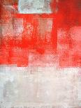 Beige And Coral Abstract Art Painting-T30Gallery-Art Print