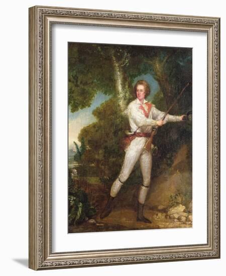 T33415 Portrait of Captain Samuel Blodget Jnr. (1757-1814) in Rifle Dress, C.1786-John Trumbull-Framed Giclee Print