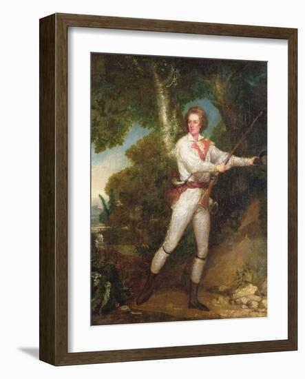 T33415 Portrait of Captain Samuel Blodget Jnr. (1757-1814) in Rifle Dress, C.1786-John Trumbull-Framed Giclee Print