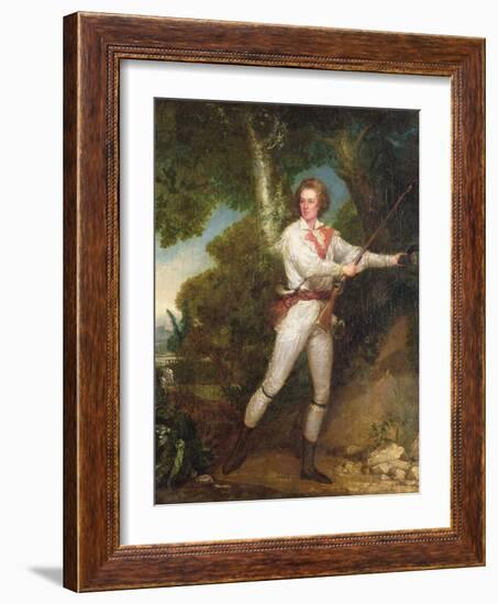 T33415 Portrait of Captain Samuel Blodget Jnr. (1757-1814) in Rifle Dress, C.1786-John Trumbull-Framed Giclee Print