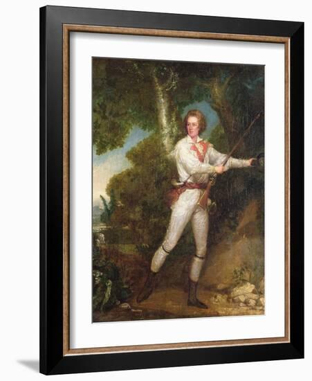 T33415 Portrait of Captain Samuel Blodget Jnr. (1757-1814) in Rifle Dress, C.1786-John Trumbull-Framed Giclee Print