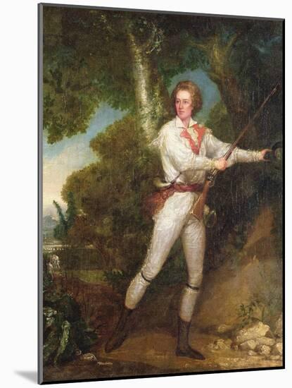 T33415 Portrait of Captain Samuel Blodget Jnr. (1757-1814) in Rifle Dress, C.1786-John Trumbull-Mounted Giclee Print