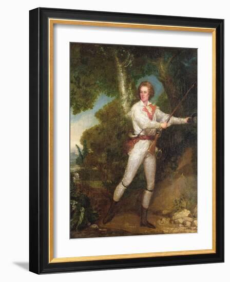 T33415 Portrait of Captain Samuel Blodget Jnr. (1757-1814) in Rifle Dress, C.1786-John Trumbull-Framed Giclee Print