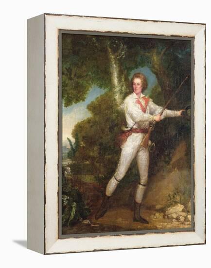 T33415 Portrait of Captain Samuel Blodget Jnr. (1757-1814) in Rifle Dress, C.1786-John Trumbull-Framed Premier Image Canvas