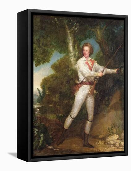 T33415 Portrait of Captain Samuel Blodget Jnr. (1757-1814) in Rifle Dress, C.1786-John Trumbull-Framed Premier Image Canvas