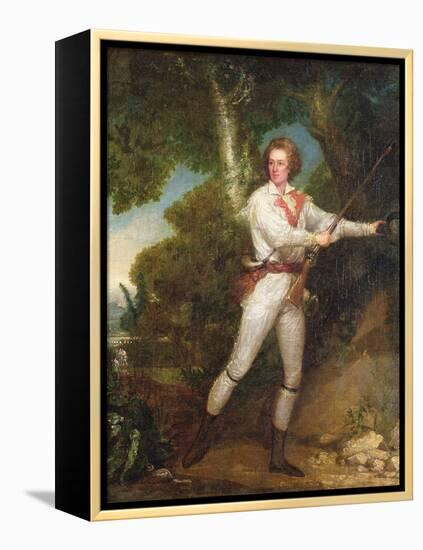 T33415 Portrait of Captain Samuel Blodget Jnr. (1757-1814) in Rifle Dress, C.1786-John Trumbull-Framed Premier Image Canvas