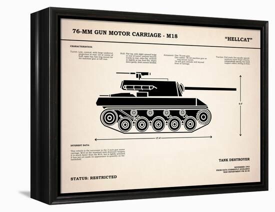 T70 76mm Gun Motor Carriage-Mark Rogan-Framed Stretched Canvas