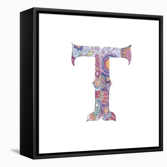 T-Green Girl-Framed Premier Image Canvas