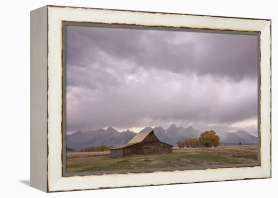 Ta Moulton Barn, Mormon Row, Grand Tetons National Park, Wyoming, United States of America-Gary Cook-Framed Premier Image Canvas