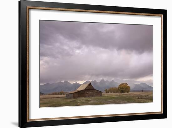 Ta Moulton Barn, Mormon Row, Grand Tetons National Park, Wyoming, United States of America-Gary Cook-Framed Photographic Print