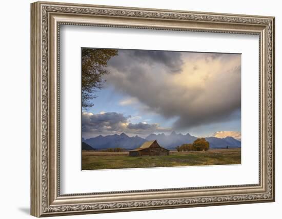 Ta Moulton Barn, Mormon Row, Grand Tetons National Park, Wyoming, United States of America-Gary Cook-Framed Photographic Print