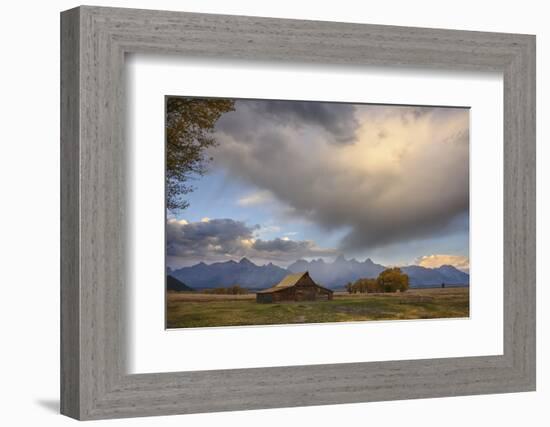 Ta Moulton Barn, Mormon Row, Grand Tetons National Park, Wyoming, United States of America-Gary Cook-Framed Photographic Print