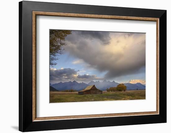 Ta Moulton Barn, Mormon Row, Grand Tetons National Park, Wyoming, United States of America-Gary Cook-Framed Photographic Print