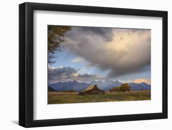 Ta Moulton Barn, Mormon Row, Grand Tetons National Park, Wyoming, United States of America-Gary Cook-Framed Photographic Print