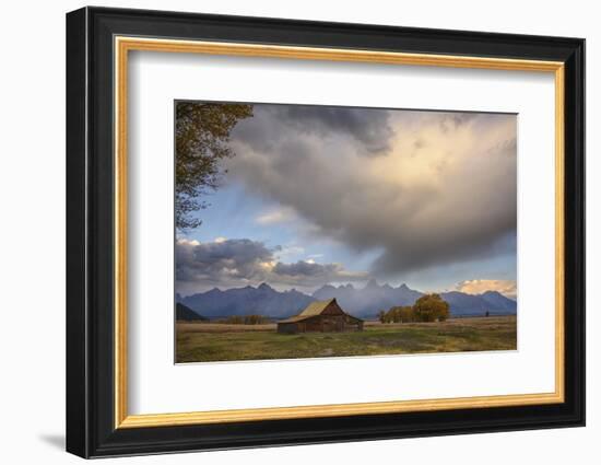 Ta Moulton Barn, Mormon Row, Grand Tetons National Park, Wyoming, United States of America-Gary Cook-Framed Photographic Print