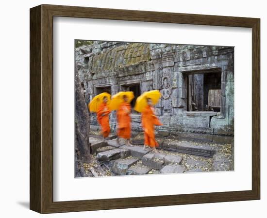 Ta Phrohm Temple, Angkor Wat, Siem Reap, Cambodia-Gavin Hellier-Framed Photographic Print