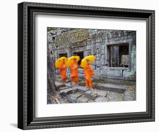 Ta Phrohm Temple, Angkor Wat, Siem Reap, Cambodia-Gavin Hellier-Framed Photographic Print