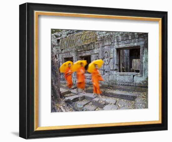 Ta Phrohm Temple, Angkor Wat, Siem Reap, Cambodia-Gavin Hellier-Framed Photographic Print