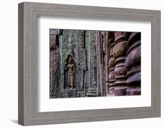 Ta Som Temple, Built in 12th Century by King Jayavarman Vii, Angkor-Nathalie Cuvelier-Framed Photographic Print