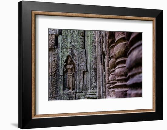 Ta Som Temple, Built in 12th Century by King Jayavarman Vii, Angkor-Nathalie Cuvelier-Framed Photographic Print