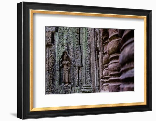 Ta Som Temple, Built in 12th Century by King Jayavarman Vii, Angkor-Nathalie Cuvelier-Framed Photographic Print